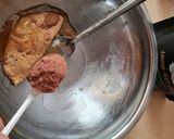 Foto del paso 3 de la receta: Postre/turrón inspirado en Mantecol® 🎅 Postre de maní y miel, marmolado con cacao y sin cocción 🎅