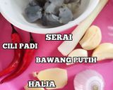 Gambar langkah 1 resipi Cendawan Tiram Ketuk Serai.