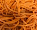 Paradicsomos, tonhalas spagetti recept fázis 6 fotója