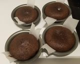 Une image de l'étape 8 de Cœur coulant au chocolat sans gluten et sans lait.