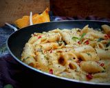 A picture of step 15 of Penne Pasta in Pumpkin Sauce.