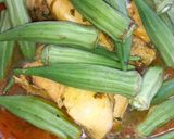 Foto del paso 3 de la receta: Tajín de pavo con gombos 🦃