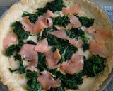 Foto langkah ke 5 dari resep Quiche epinard aux saumon.