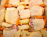 A picture of step 4 of Garlicky Herb Baked Chicken Thighs.
