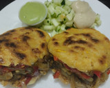 Foto del paso 12 de la receta: Arepas🥙rellenas con salteado de berenjenas y pimientos tatemados🍆🫑🧅