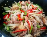 Foto del paso 3 de la receta: Fideos salteados con pollo