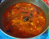 A picture of step 12 of Prawn Mushroom Curry.