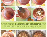 Foto del paso 1 de la receta: Deliciosos buñuelos de manzana con harina de arroz y almidón de maíz (SIN GLUTEN y SÚPER ECONÓMICOS)