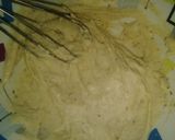 A picture of step 1 of Baghare dahi bade.