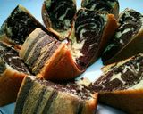 Foto langkah ke 7 dari resep Resep Bolu Zebra Lembut.