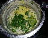 A picture of step 3 of Corn methi Dhokla.