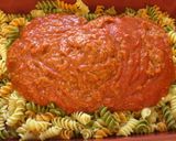 A picture of step 4 of Pizza Casserole.