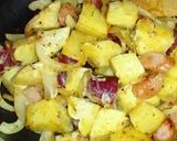 A picture of step 4 of German Potato Salad with Sweet Potatoes.
