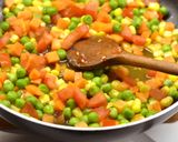 Tejszínes-zöldséges csirke recept fázis 2 fotója