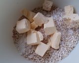 A picture of step 2 of Vickys Date & Raisin Squares, GF DF EF SF NF.