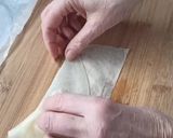 Une image de l'étape 3 de Feuilles de brick aux poireaux et au reblochon.