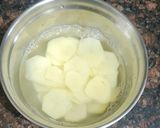 A picture of step 1 of Potato pakoda.