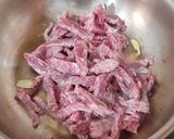 Foto langkah ke 4 dari resep Tumis Daging Sapi dan Paprika.
