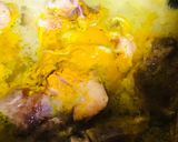 A picture of step 1 of Mutton tahari in my style.
