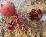 A picture of step 1 of Pomegranate Cocktail.
