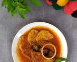 Asam Padeh Kapalo Sisiak (Asam Pedas Kepala Ikan Tongkol Tuna) langkah memasak 6 foto