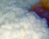 A picture of step 2 of Sig's Strawberry Risotto.