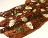 Foto del paso 26 de la receta: Brochetas de sardinas marinadas con alcachofas