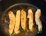 糯米椒豬肉捲的食譜步驟3照片