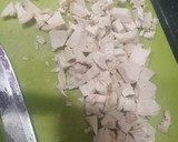 Foto del paso 1 de la receta: Macarrones con pollo, champiñones y salsa de queso