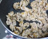 A picture of step 6 of Thinly Sliced Pork & Mango Sauce with Rice.