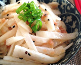 A picture of step 5 of Pounded Cucumber with Refreshing Pickled Plum and Miso Sauce.