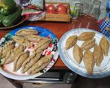 Foto del paso 5 de la receta: Empanisaurios integrales de champiñones, queso y choclo 😊