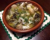 A picture of step 7 of Easy Prawn and Mushroom Ajillo.