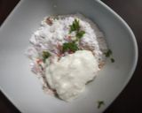 A picture of step 2 of Ragi cheela.