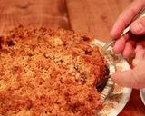 A picture of step 10 of Exquisite Apple Crumble Pie.