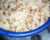 A picture of step 3 of Jellof Rice and beans.