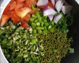 A picture of step 1 of Dal palak.