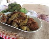 Foto del passaggio 3 della ricetta Agnello con carciofi cotto in padella