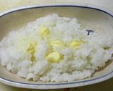 A picture of step 1 of Rice and Cheese Bake with Kimchi.