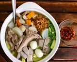 Hình bước làm 5 của món Trời mưa lạnh ! 1 tô nui thập cẩm ấm lòng ngày mưa phải không cả nhà