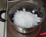 A picture of step 4 of Ohagi with Adzuki Beans and Kinako Powder.