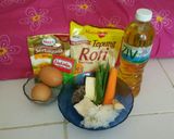 Foto langkah ke 1 dari resep MPASI Bread Crumbs Rice Ball with Mozarella Cheese (bola nasi).