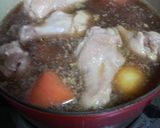 A picture of step 3 of Rich Drumstick Simmer with Marinated Eggs.
