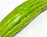 A picture of step 1 of Bittergourd with fermented soya bean.