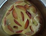 A picture of step 2 of Peach cake.