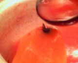 A picture of step 3 of punch kool-aid braised pear.