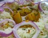 A picture of step 3 of Jeera Rice.