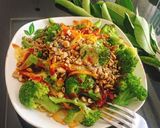 Hình bước làm 9 của món Mì xào rau củ nấm siêu ngon - siêu nhanh cho người bận rộn 🌶🍅 🥦🥕🍍
