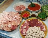 รูปขั้นตอนการทำที่ 1 ของ ขนมจีนแกงป่ากองทัพไก่