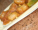 A picture of step 1 of Sausage in Sauce.